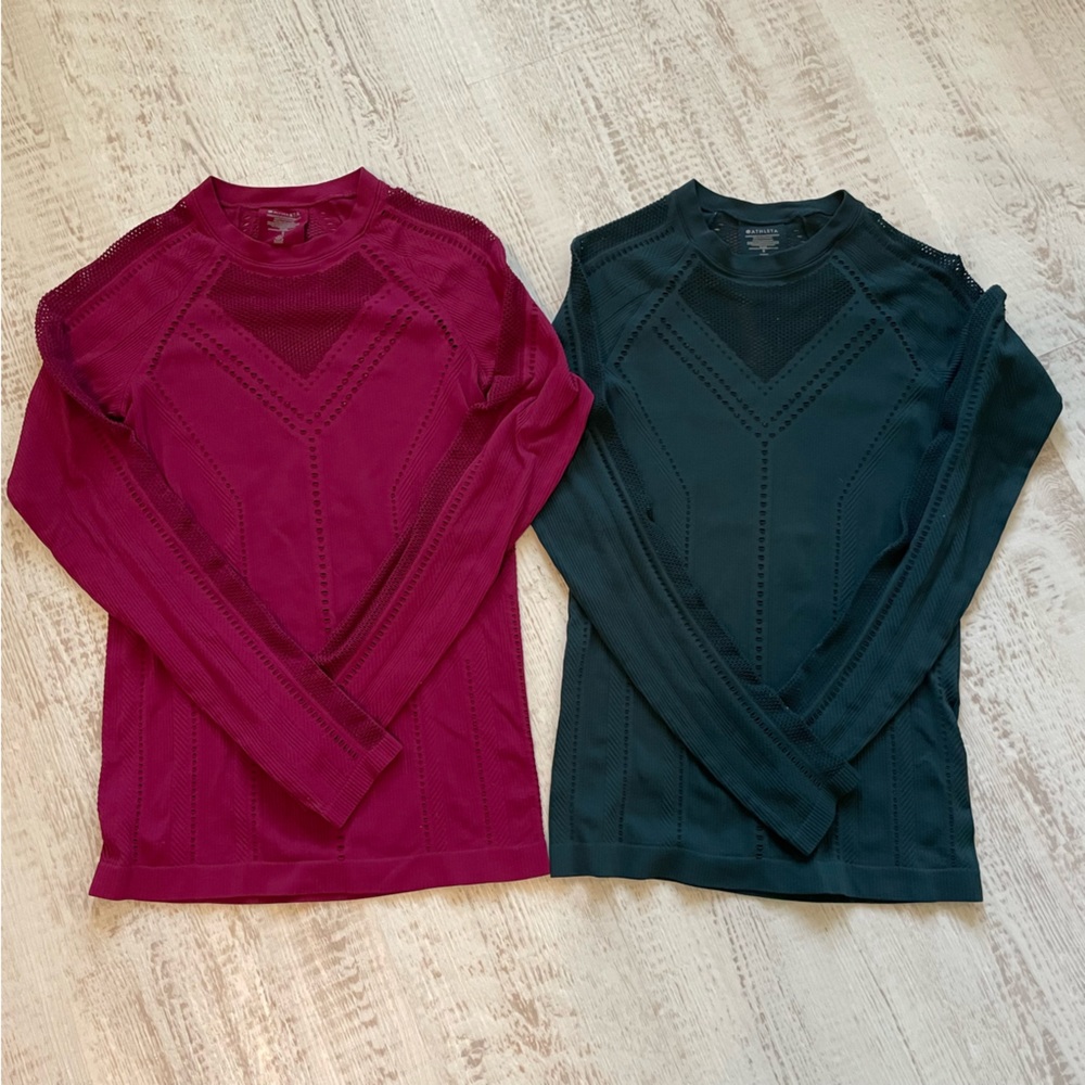 Athleta Oxygen Long Sleeve Shirts